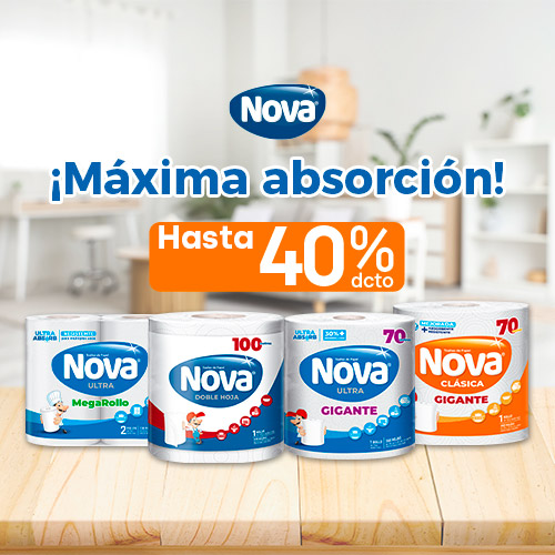 Nova hasta 40% dcto.