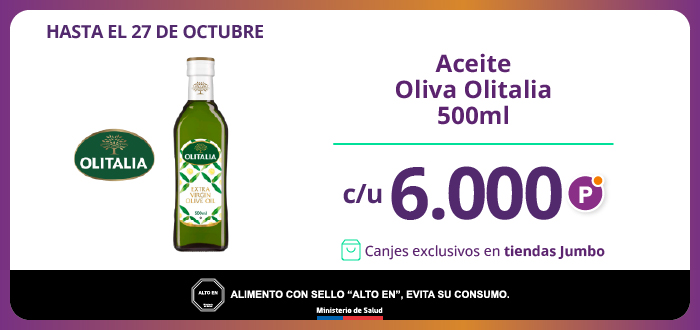 ACEITE OLIVA OLITALIA 500 ML