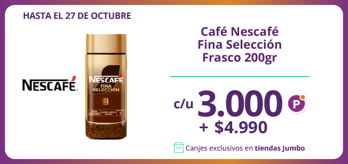 CAFÉ NESCAFE FINA SELECCION 200 GR