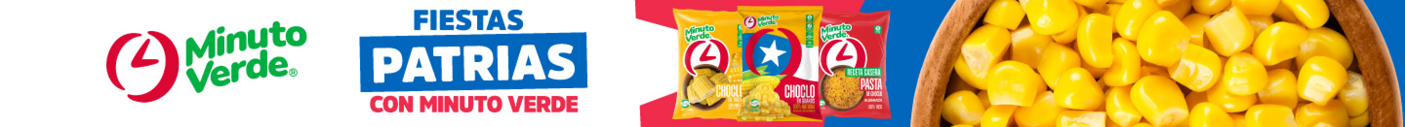 Proveedor Huincha Home - MINUTO VERDE - FIESTAS PATRIAS CON MINUTO VERDE - 09-09-2025 al 15-09-2025