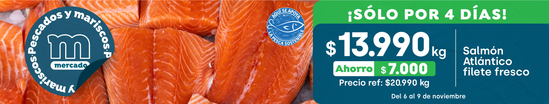 Mercado pescadería - Todas las ofertas del mercado de pescadería - 06-11-2025 al 09-11-2025