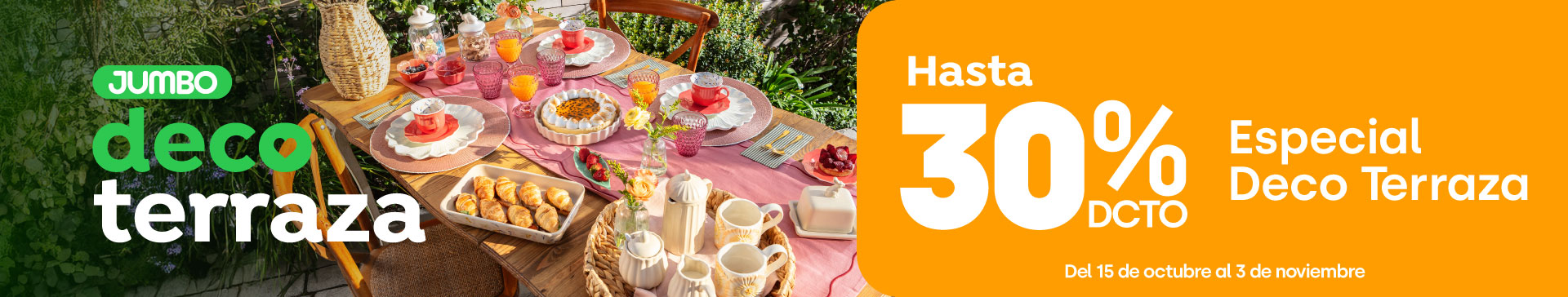 Especial - Todas las ofertas del especial decoterraza hasta 30% dcto - 15-10-2025 al 03-11-2025