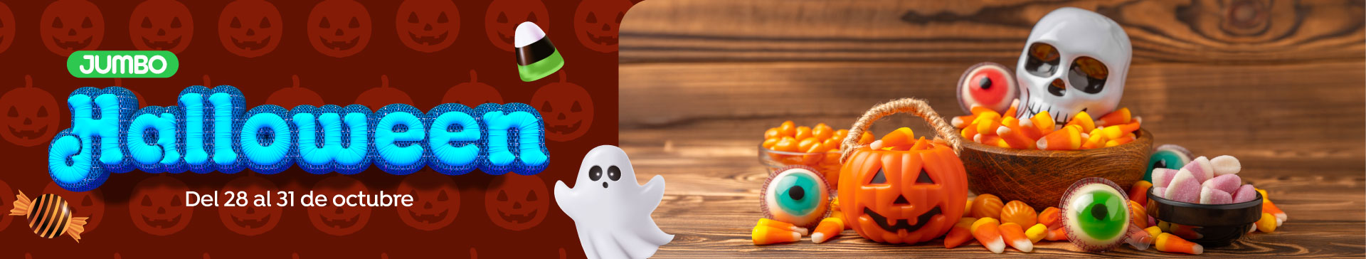 Banner ppal proveedor - HALLOWEEN - TODOS LOS PRODUCTOS HALLOWEEN - 28-10-2025 al 31-10-2025