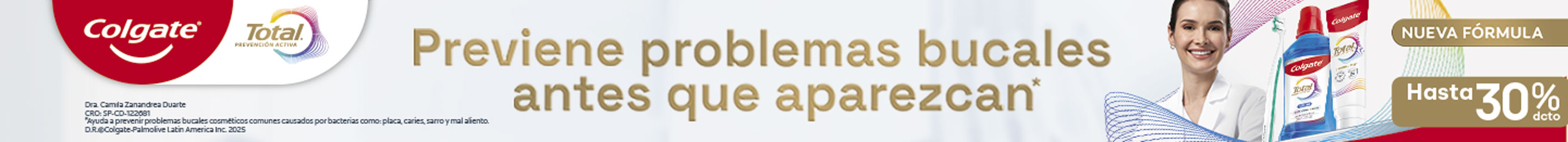 Proveedor Huincha Home - COLGATE - Colgate Total hasta 30% descto - 28-10-2025 al 03-11-2025