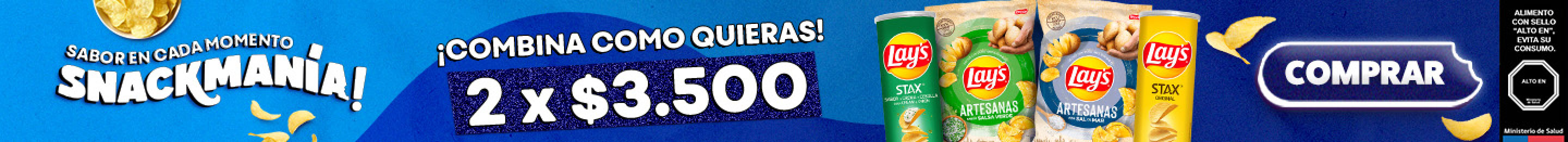 Proveedor Huincha Home - PEPSICO - Snacks desde 2x 3.500 - 14-10-2025 al 20-10-2025