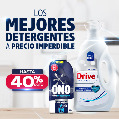 Omo, Drive, Cif, Quix hasta 40% dcto.