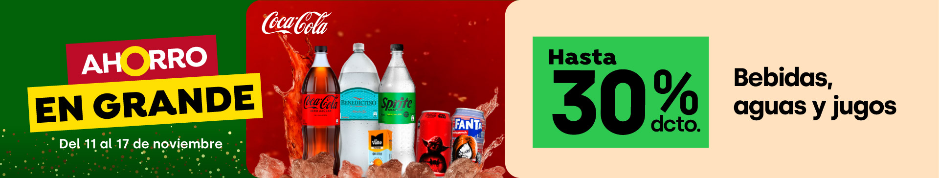 Banner ppal proveedor - ANDINA - Bebidas, aguas y jugos hasta 30% - 11-11-2025 al 17-11-2025