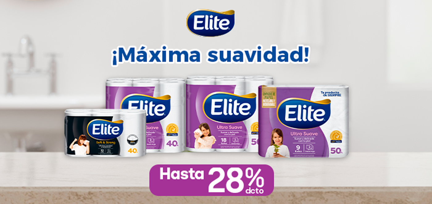 Proveedor Huincha Home - SOFTYS - Papel higiénico Elite hasta 28% dcto - 02-12-2025 al 08-12-2025