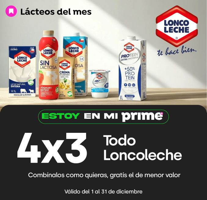 Prime - 4X3 TODO LONCOLECHE - 01-12-2025 al 31-12-2025