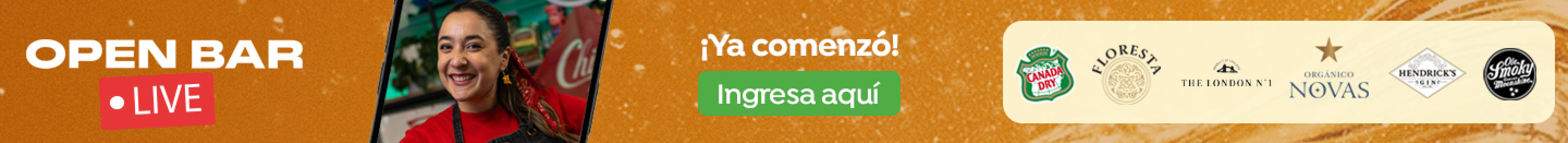 LIVE - LIVE OPEN BAR - 11-11-2025 al 13-11-2025