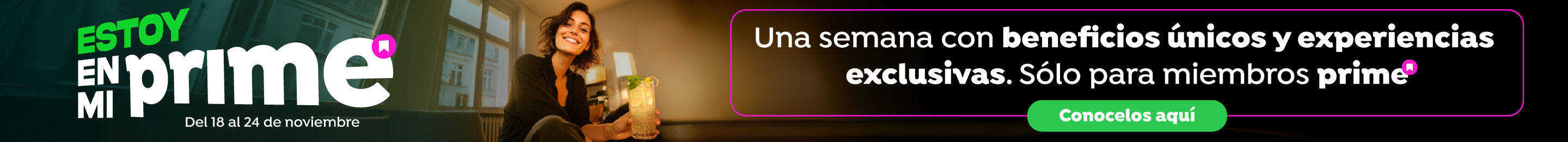 ¿Conoces los beneficios de prime?