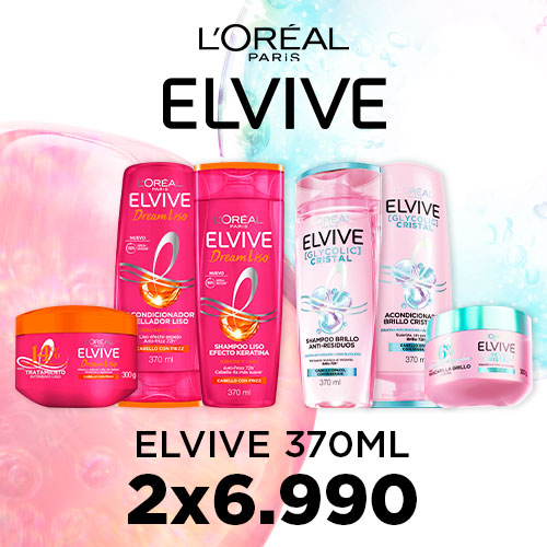 Elvive seleccionados 2x $6.990