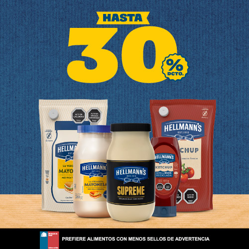 Hellmann's y Supreme hasta 30% dcto.