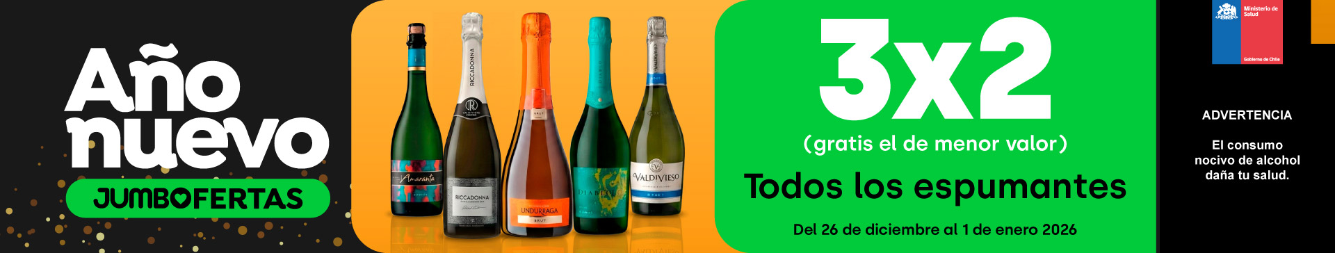 Ciclos - Todos los espumantes 3x2 - 26-12-2025 al 01-01-2026