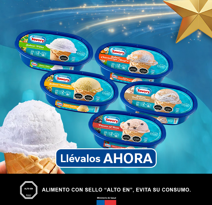 Proveedor Huincha Home - NESTLÉ - Huincha Grilla Helado Savory + Galletas Alteza desde $1.630 - 16-12-2025 al 22-12-2025