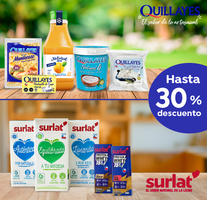 Proveedor Huincha Home - QUILLAYES - HASTA 30% PRODUCTOS QUILLAYES SURLAT - 16-12-2025 al 22-12-2025
