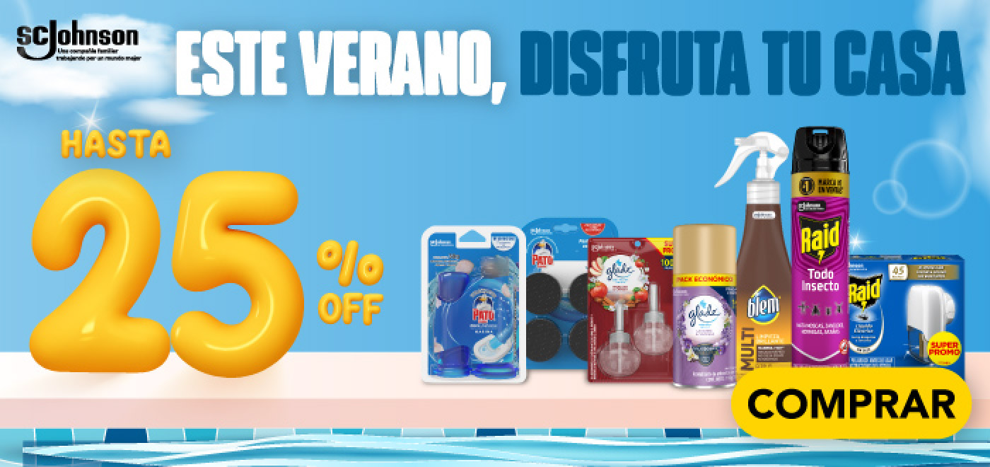 Proveedor Huincha Home - SCJ - Hasta 25% dcto en Glade, Raid, Mr Musculo - 06-01-2026 al 12-01-2026