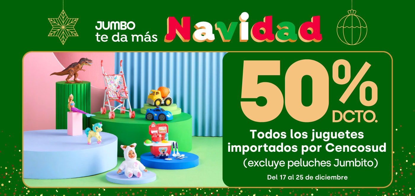 Ciclos - Todos los juguetes importados por Cencosud (excluye peluches Jumbito) 40%dcto. - 26-11-2025 al 01-12-2025
