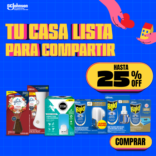 Glade y Raid hasta 25% dcto.