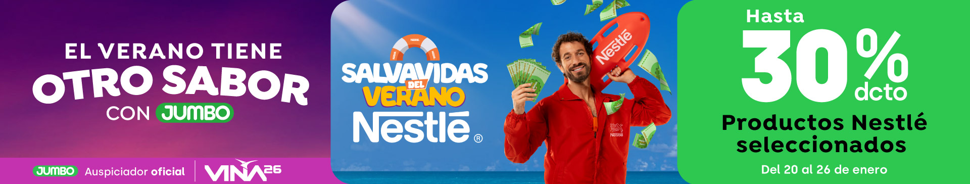 Banner ppal proveedor - NESTLÉ - Campaña Salvavidas - 20-01-2026 al 26-01-2026