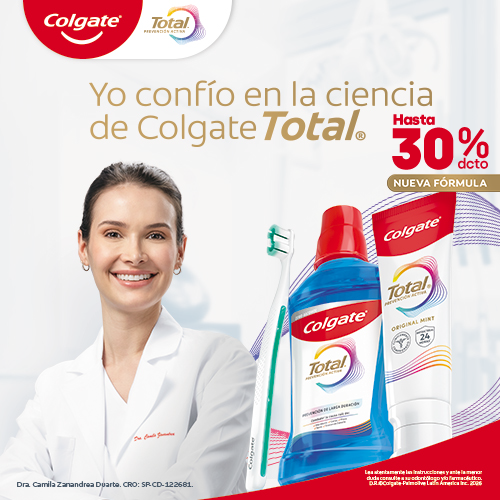 Colgate Total hasta 30% dcto.