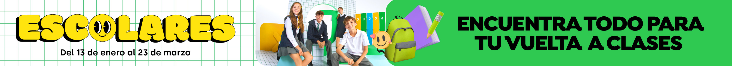 Especial - Todos los productos escolar - 13-01-2026 al 23-03-2026