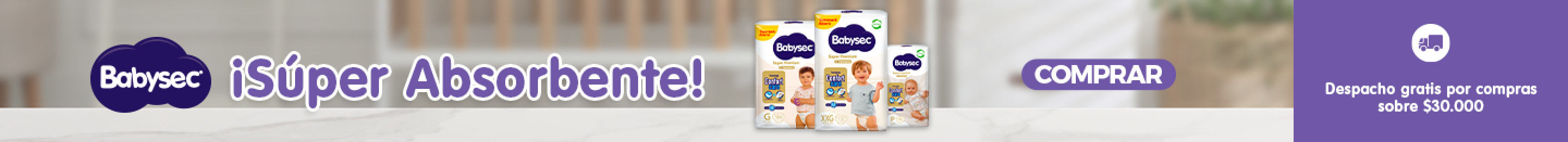 Huincha home proveedor - SOFTYS - Despacho gratis en Babysec por compras sobre $30.000 - 19-01-2026 al 25-02-2026