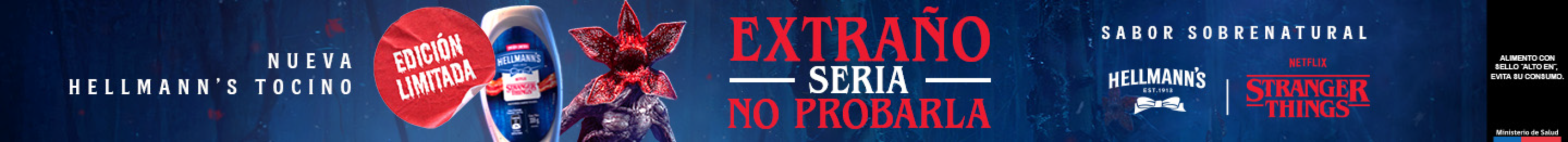 Huincha home proveedor - Mayonesa Hellmann's Stranger Things - 27-01-2026 al 02-02-2026