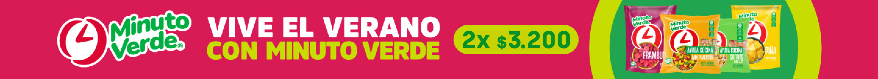 Proveedor Huincha Home - MINUTO VERDE - VIVE EL VERANO CON MINUTO VERDE HORTALIZAS DESDE 2X3200 - 13-01-2026 al 19-01-2026