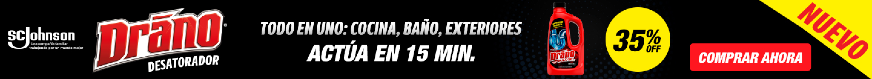 Huincha home proveedor - 15% OFF DRANO - SC johnson - 27-01-2026 al 02-02-2026