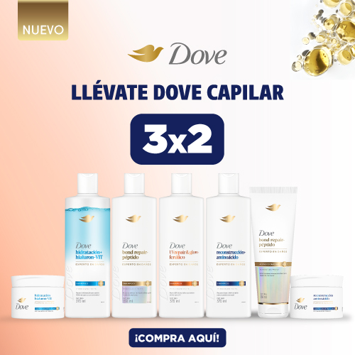 3x2 en Cuidado Capilar Dove