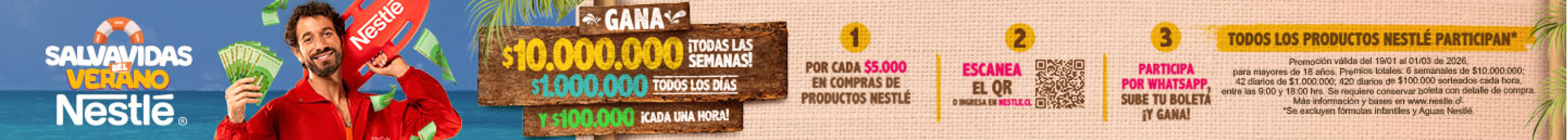 Huincha home proveedor - NESTLÉ - Campaña Salvavidas - 03-02-2026 al 09-02-2026
