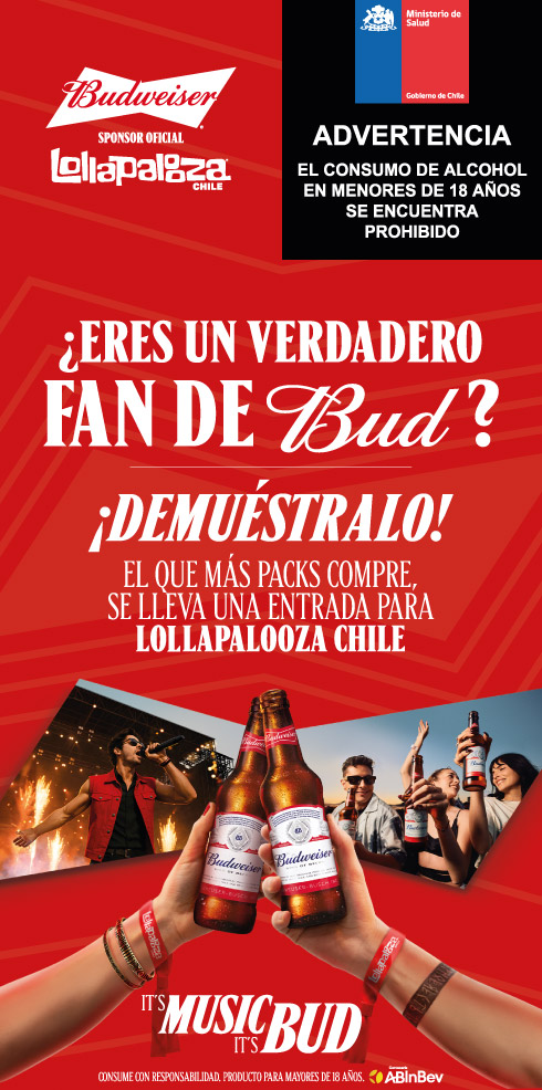 Participa para una entrada para Lollapalooza Chile