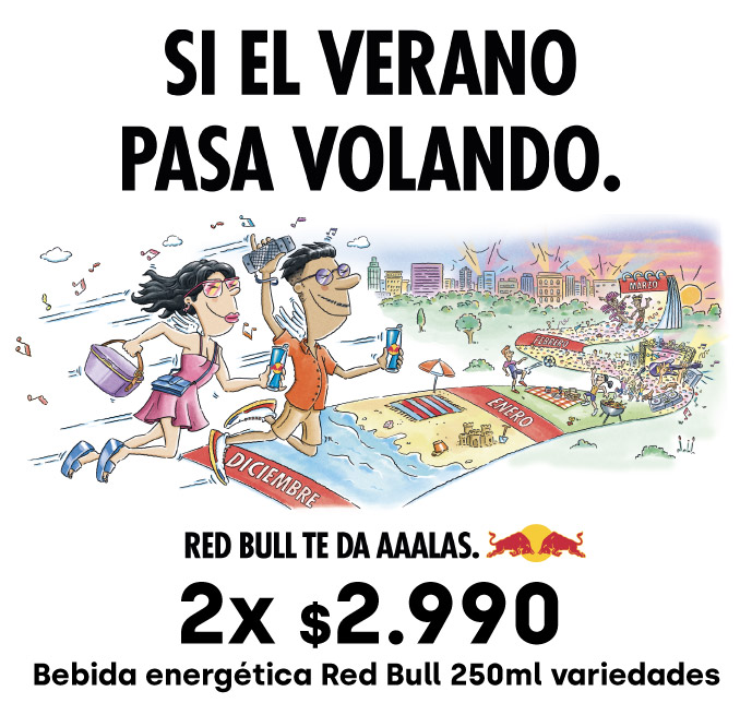 Huincha home proveedor - Bebida Energética Red Bull 250 ml variedades 2x 2.990 - 03-02-2026 al 09-02-2026