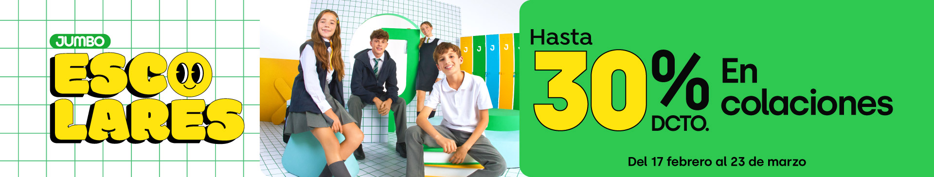 Especial - Colaciones hasta 30% dcto - 17-02-2026 al 23-03-2026