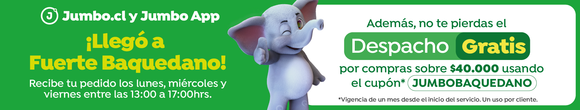 cupón iquique por cobertura en baquedano