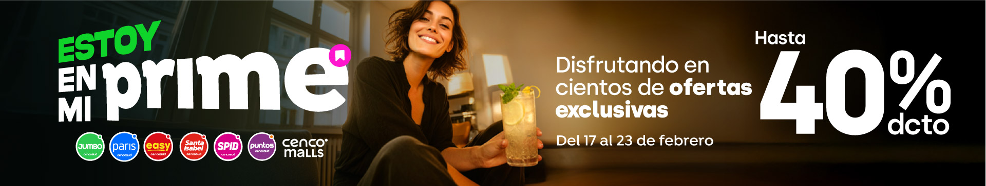 Prime week - Todas las ofertas de la Prime Week: Miles de productos hasta 40%dcto - 17-02-2026 al 23-02-2026