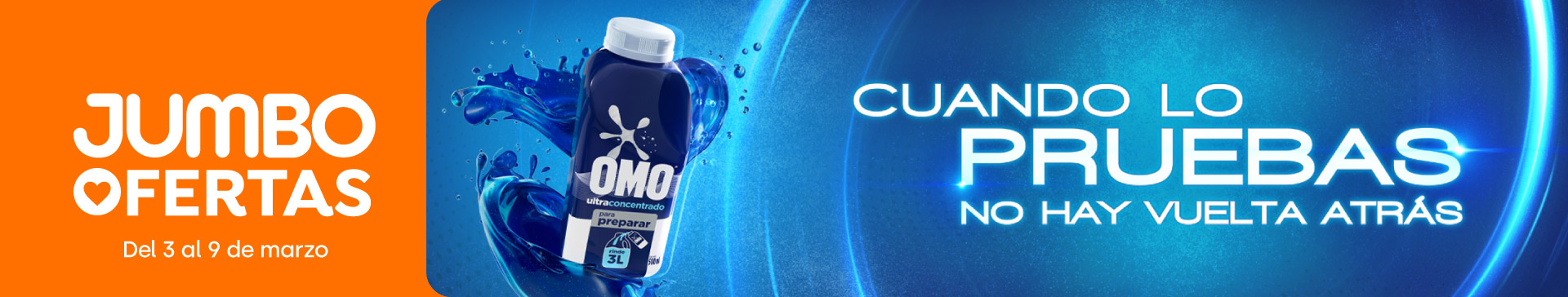 Banner ppal proveedor - UNILEVER- Omo tu mejor detergente - 03-03-yyyy al 09-03-yyyy