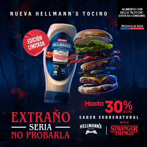 Mayonesa Hellmann's Stranger Things