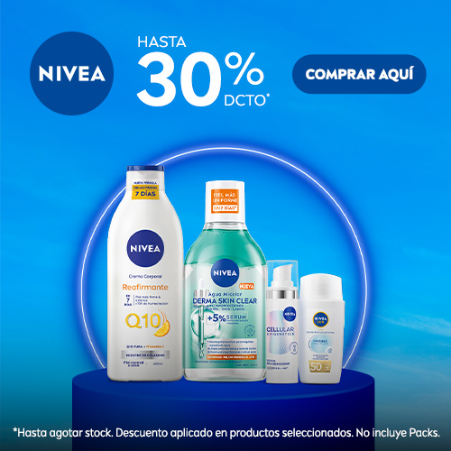 Nivea hasta 30% dcto.