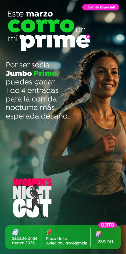 Gana 1 de 4 entradas para el Women's Night Run