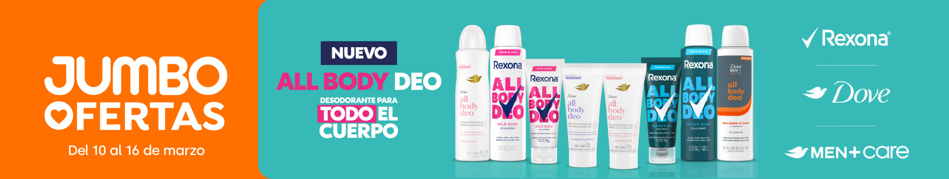 Banner ppal proveedor - UNILEVER - Desosorante para todo el cuerpo - 46091 al 46097