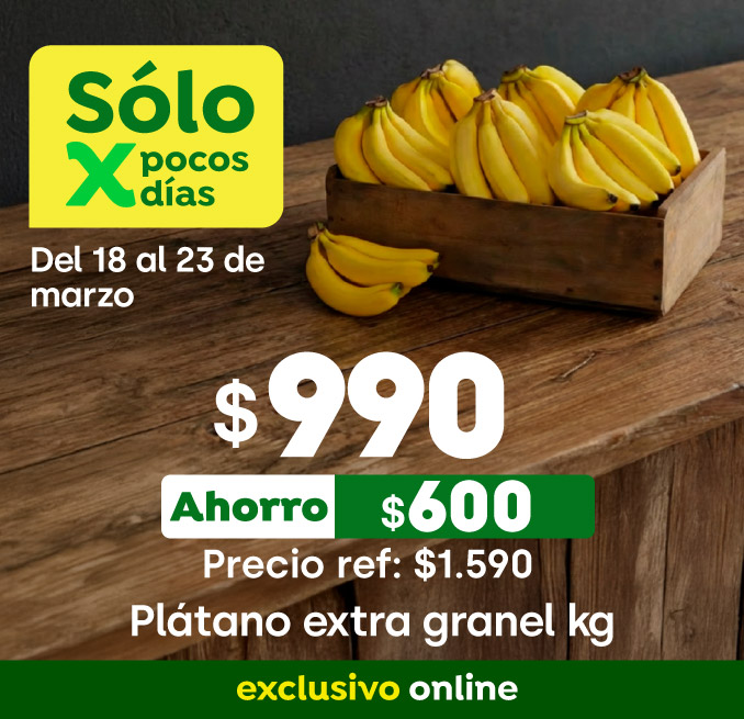 Platano extra granel