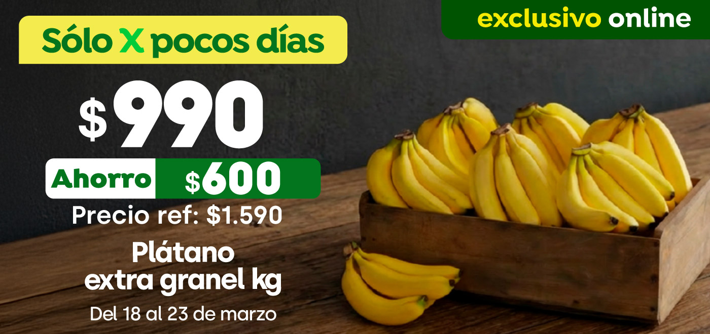 Plátano extra granel