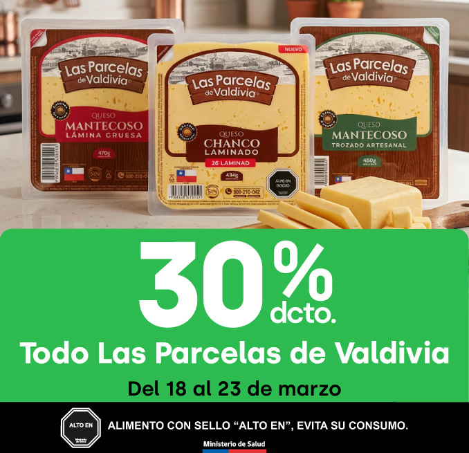 Ciclos - Todo Las Parcelas de Valdivia 30%dcto  - 18-03-yyyy al 23-03-yyyy