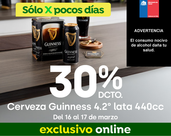 Cerveza Guinneess