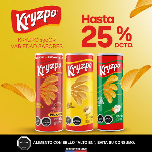 Hasta 25% dcto. Kryzpo