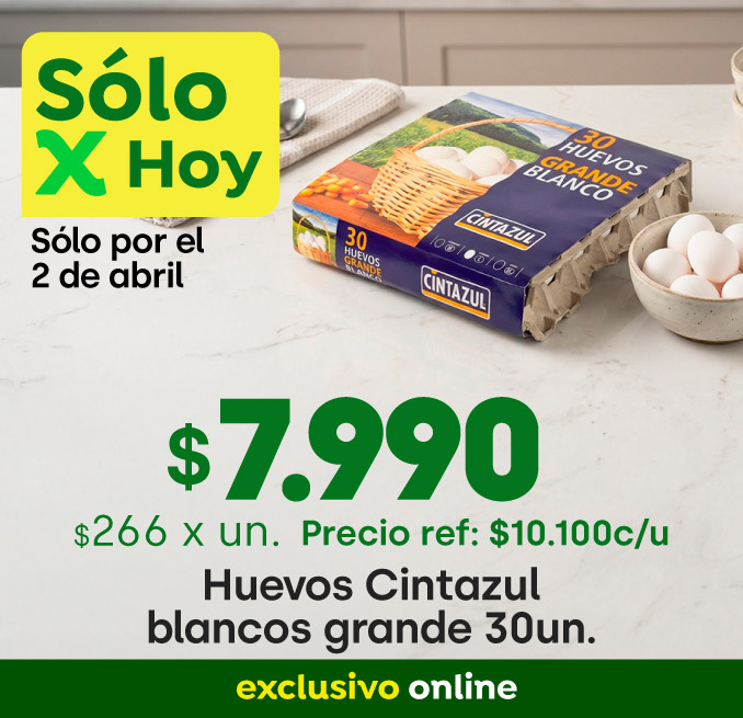 Bombazo excl ecomm - TODO TRENCITO 30% (EXCLUYE HUEVITOS PASCUA) - 02-04-2026 al 05-04-2026