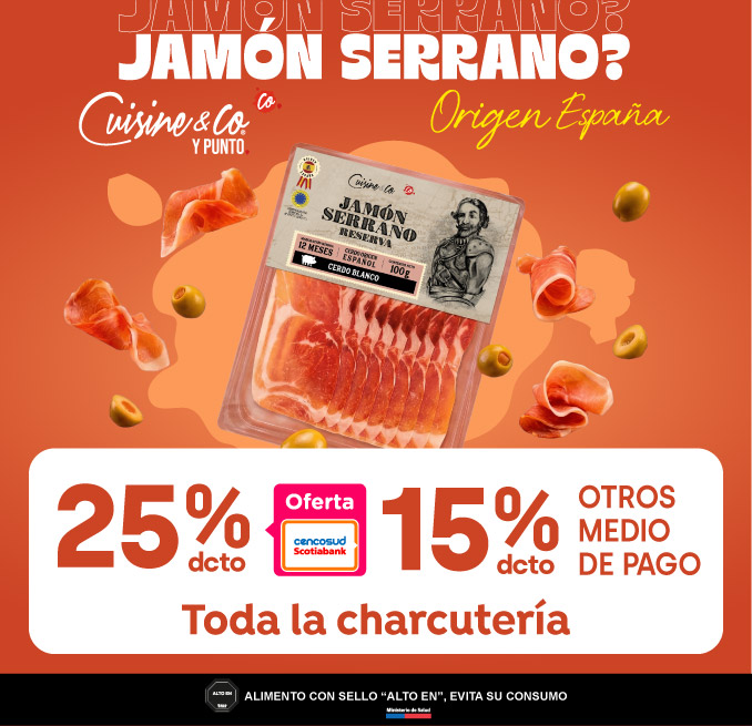 Toda la charcutería Cuisine & Co 15% 25% t