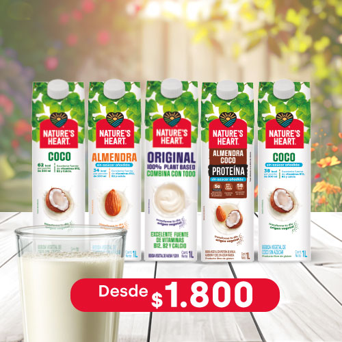 Bebidas Vegetales desde $1.800